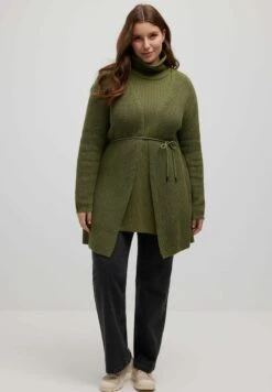 Ulla Popken Strickjacke - Moss Green