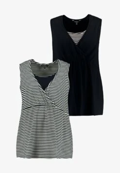 Ulla Popken BELLIEVA - Top - Marine -Ulla Popken 895e0fce811549e3a0c60a299a5d2de9