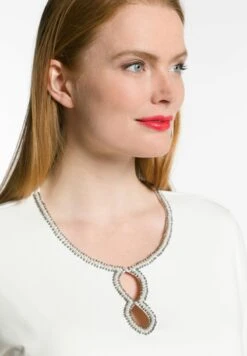 Ulla Popken T-Shirt Basic - Offwhite -Ulla Popken 89794f60a9ad438c998cf78f04d166aa