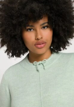 Ulla Popken LANGARM - Strickpullover - Helles Mint -Ulla Popken 8982922ed832413fb33505ddc8b0c58b