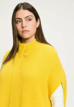 Ulla Popken Strickjacke - Senfgrün -Ulla Popken 89ad78d7654a41929793d3b0e96661b1