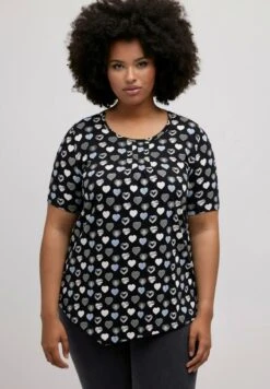 Ulla Popken T-Shirt Print - Noir -Ulla Popken 8a3f9b788ae648599f6777816b951c3d 1