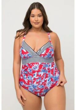 Ulla Popken IMPRIMÉ TOUCAN ET LARGES BORD - Badeanzug - Rouge -Ulla Popken 8ae6138f1cdb487abd60ca7f6247a922 1