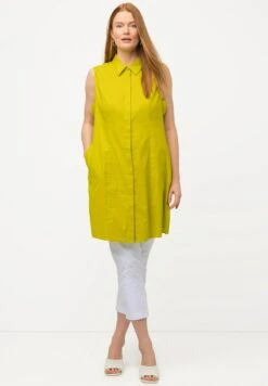 Ulla Popken SANS MANCHES - Hemdbluse - Pistache -Ulla Popken 8bc83125e9184a05b1e29674882a7b2e 1