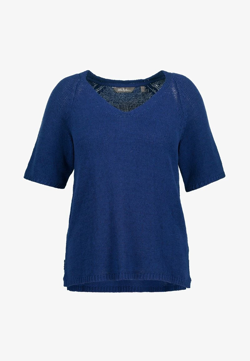 Ulla Popken T-Shirt Basic - Indigo 8 Ulla Popken T-Shirt Basic - Indigo – Bild 6