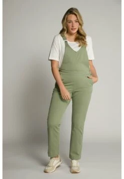 Ulla Popken Latzhose - Kaki Clair