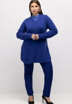 Ulla Popken Strickpullover - Indigo -Ulla Popken 8d72fb6c64914b3ea953d4feb76a004c
