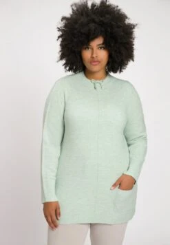 Ulla Popken LANGARM - Strickpullover - Helles Mint