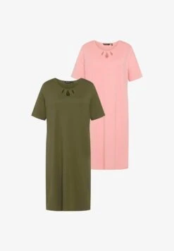 Ulla Popken Nachthemd - Flamingo Pink -Ulla Popken 8e3b95d679e44bc689e8932d2dab380f