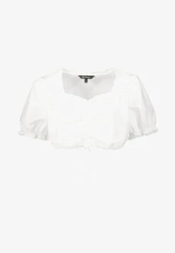 Ulla Popken MANCHES COURTES - Bluse - Offwhite -Ulla Popken 8e4d6a5a4aa24331a3efb2af5b4aa6d3