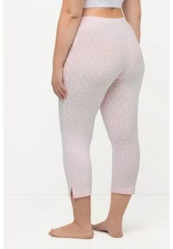 Ulla Popken POLKA DOT PRINT SLIM FIT CAPRIS - Nachtwäsche Hose - Baby Pink -Ulla Popken 8ebe5d7187604834b9ba9842db0117d3