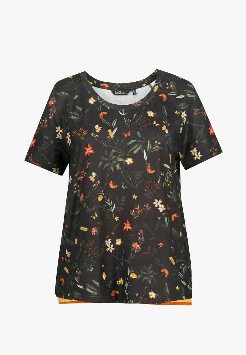 Ulla Popken T-Shirt Print - Schwarz 6 Ulla Popken T-Shirt Print - Schwarz – Bild 4
