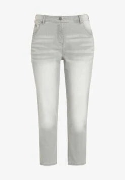 Ulla Popken AVEC IMPRIMÉ INTÉRIEUR - Jeans Slim Fit - Gris Beige -Ulla Popken 9075f65ea2744ceaa08edd252c3cdeea