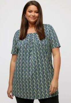 Ulla Popken T-Shirt Print - Bleu Foncé -Ulla Popken 9139e59d43104ded8b7eabce20f4060f 1