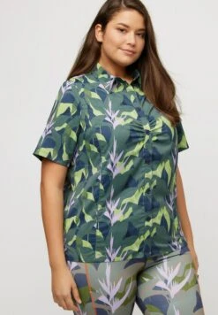 Ulla Popken Hemdbluse - Marine