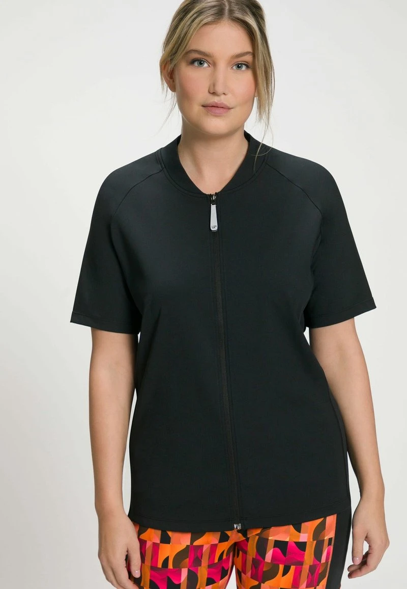 Ulla Popken Sweatjacke - Schwarz 7 Ulla Popken Sweatjacke - Schwarz – Bild 5