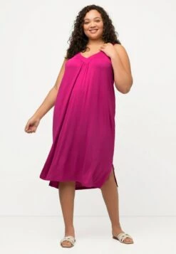 Ulla Popken Jerseykleid - Rose Fuchsia -Ulla Popken 9244bf63df914be8b4357dbf60f6d242