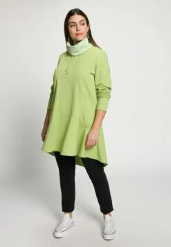 Ulla Popken STRIPE COLLAR - Freizeitkleid - May Green 12 Ulla Popken STRIPE COLLAR - Freizeitkleid - May Green -Ulla Popken 92683ef45bf843f2a8448f306d4a5136 1