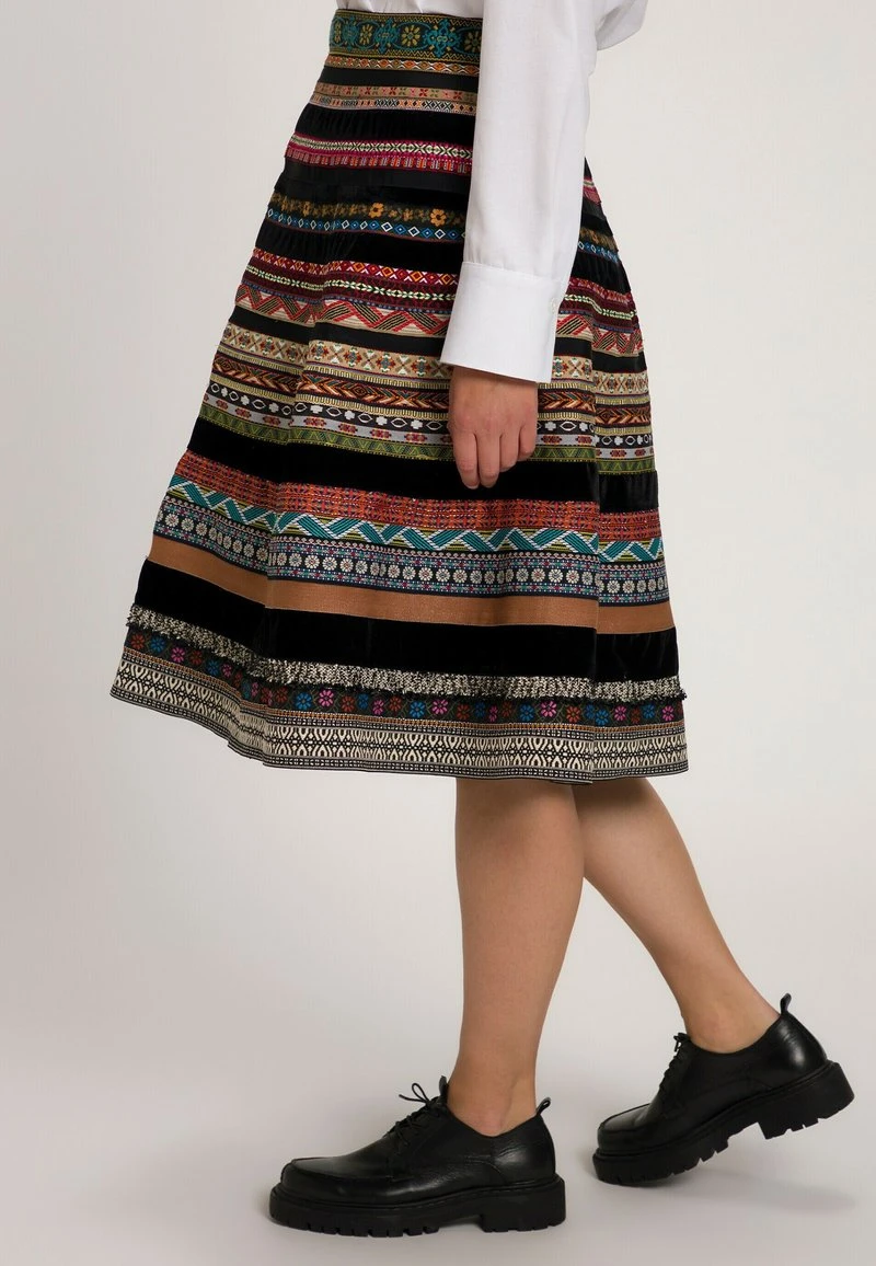 Ulla Popken A-Linien-Rock - Multicolore 6 Ulla Popken A-Linien-Rock - Multicolore – Bild 4