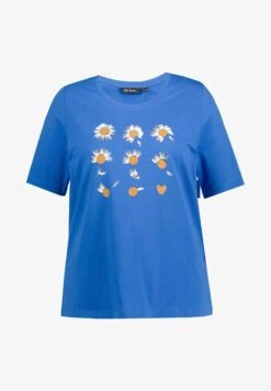 Ulla Popken T MIT GÄNSEBLÜMCHEN MOTIV CLASSIC - T-Shirt Print - Paprikarot -Ulla Popken 92ece4caa5df4b82b35c6d2d1baefae9