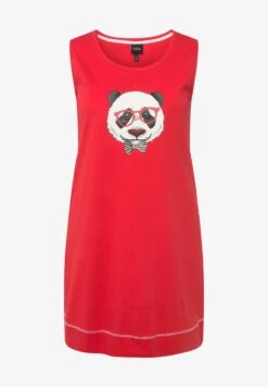 Ulla Popken LONGLINE PANDA GRAPHIC - Nachthemd - Light Red -Ulla Popken 93a1c622794c4596a9e29421c9cc2689