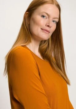 Ulla Popken BASIC - Langarmshirt - Goudbruine 10 Ulla Popken BASIC - Langarmshirt - Goudbruine -Ulla Popken 94385e5ed5074741837f98aebc03251c
