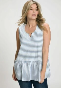 Ulla Popken Top - Helles Blau -Ulla Popken 95d3a6b2e3974868a3c1af75795fc840 1