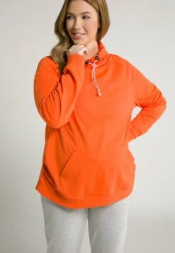 Ulla Popken BELLIEVA - Sweatshirt - Mandarine -Ulla Popken 973e02164b364d26877c1349d0d1c8da
