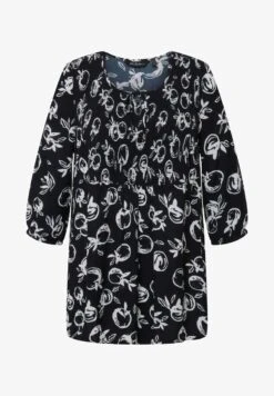 Ulla Popken COL ROND ET MANCHES - Bluse - Noir 12 Ulla Popken COL ROND ET MANCHES - Bluse - Noir -Ulla Popken 97e9002d32cf4895bca314662b30b564