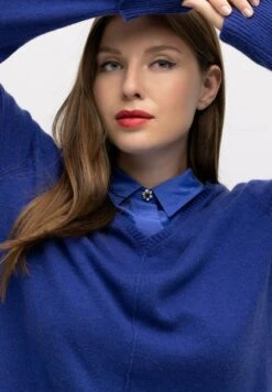 Ulla Popken Strickpullover - Indigo -Ulla Popken 97fa0592255349b992d5c9318cd74a98