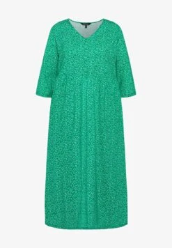 Ulla Popken PASTELL BLÜTEN 3/4 ARM - Jerseykleid - Turquoise Multi -Ulla Popken 98465277267e4dc19dea0075fb29f067