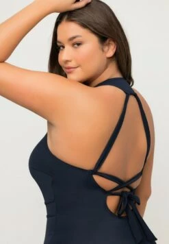 Ulla Popken NŒUDS ET BANDES FANTAISIE - Badeanzug - Marine -Ulla Popken 989b61031de54737ae6d349d28609f50