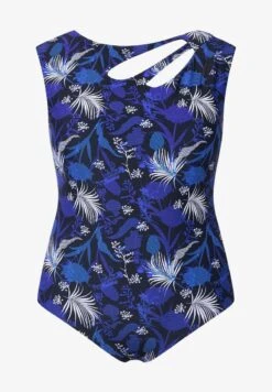 Ulla Popken DÉCOLLETÉ ROND ET IMPRIMÉ - Badeanzug - Marine -Ulla Popken 98a80814fcf04754a71eed5354ebf64d