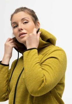 Ulla Popken WABENSTRUKTUR REFLEKTOREN ZIPPTASCHEN - Fleecejacke - Senfgrün 10 Ulla Popken WABENSTRUKTUR REFLEKTOREN ZIPPTASCHEN - Fleecejacke - Senfgrün -Ulla Popken 9a43f33032984a7c9576a975a72aa6e0