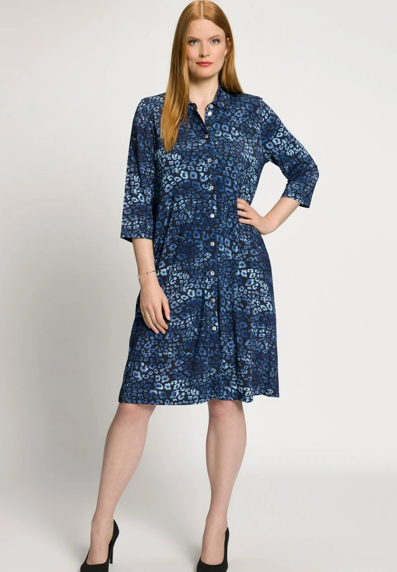 Ulla Popken Blusenkleid - Koningsblauw 4 Ulla Popken Blusenkleid - Koningsblauw – Bild 2