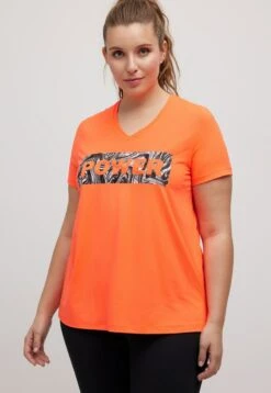 Ulla Popken T-Shirt Print - Crazy Coral -Ulla Popken 9b27b4bb86fb492b9d51c557e391e1e4