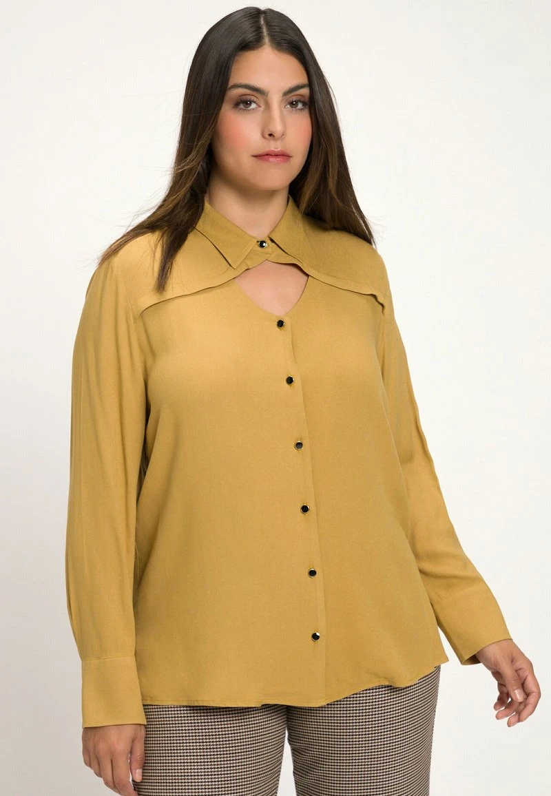 Ulla Popken Hemdbluse - Arachide 7 Ulla Popken Hemdbluse - Arachide – Bild 5