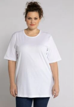 Ulla Popken T-Shirt Basic - Schneeweiß -Ulla Popken 9cf2edaa6f194aacaf7b15285b035b61 1
