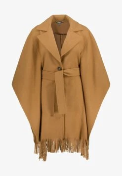 Ulla Popken Cape - Kastanjebruin -Ulla Popken 9db5f47f8a104ddfb5de6d59e798226f