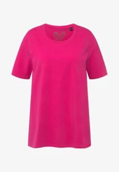 Ulla Popken RUNDHALSAUSSCHNITT - T-Shirt Basic - Fuchsia Pink 12 Ulla Popken RUNDHALSAUSSCHNITT - T-Shirt Basic - Fuchsia Pink -Ulla Popken 9dc07133fb4e427794eb38b244135a39
