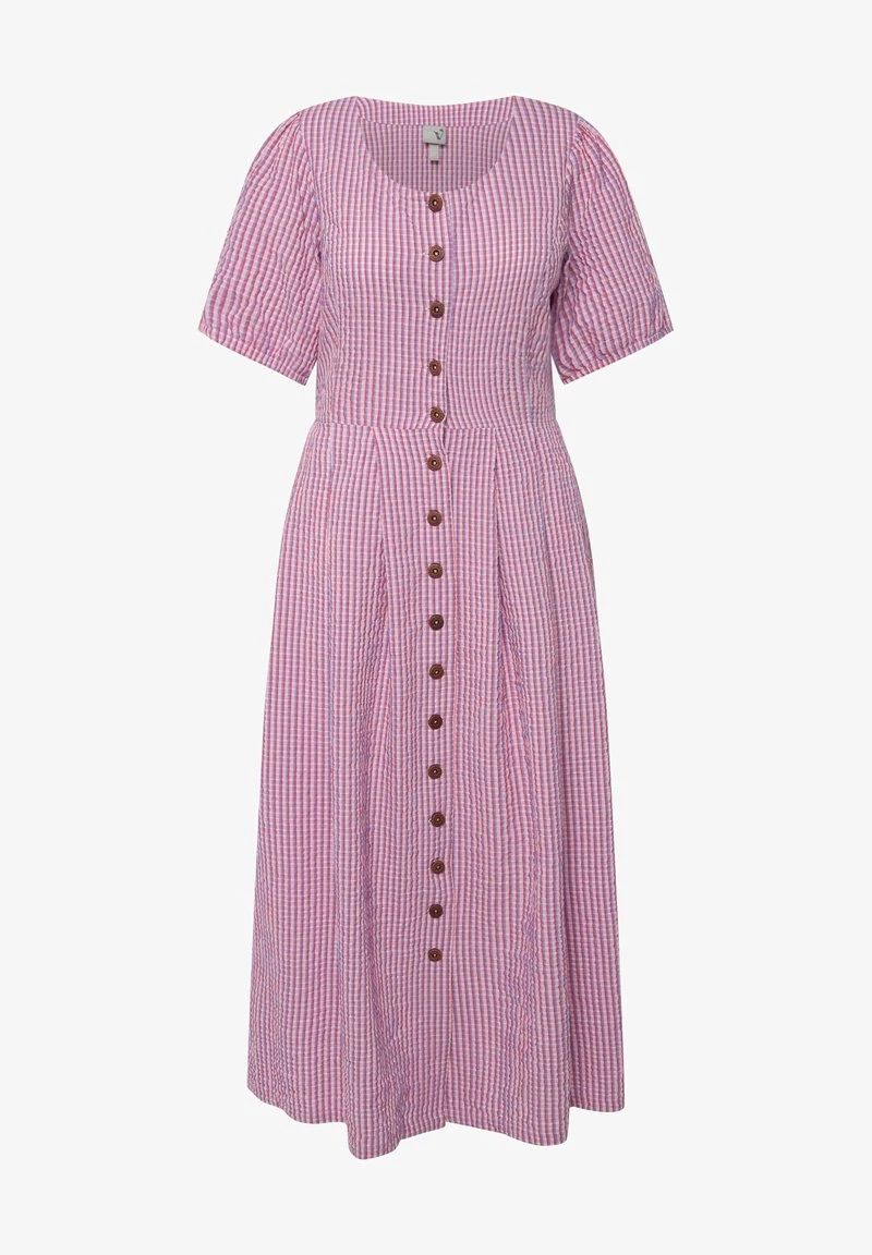 Ulla Popken Blusenkleid - Melon Rose 7 Ulla Popken Blusenkleid - Melon Rose – Bild 5