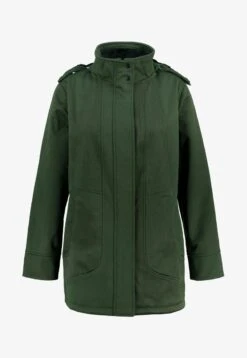 Ulla Popken HYPRAR VOERING OPSTAANDE KRAAG CA - Parka - Dennenbruin -Ulla Popken 9e009b2954334fd582a3474a896836b9