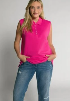 Ulla Popken REGULAR ÄRMELLOS - Poloshirt - Pink 9 Ulla Popken REGULAR ÄRMELLOS - Poloshirt - Pink -Ulla Popken 9e03e01e38124901ba6a1e467f028799