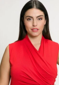 Ulla Popken SLIM FIT - Top - Crimson -Ulla Popken 9ef35805f2064978ba02a4b8ffb06a43