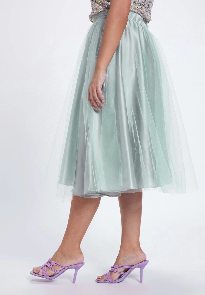 Ulla Popken A-Linien-Rock - Hellmint 6 Ulla Popken A-Linien-Rock - Hellmint – Bild 4