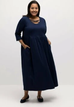Ulla Popken Jerseykleid - Navy -Ulla Popken a0ded136411d4cdda248a887a4e459c2 1