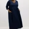 Ulla Popken Jerseykleid - Navy