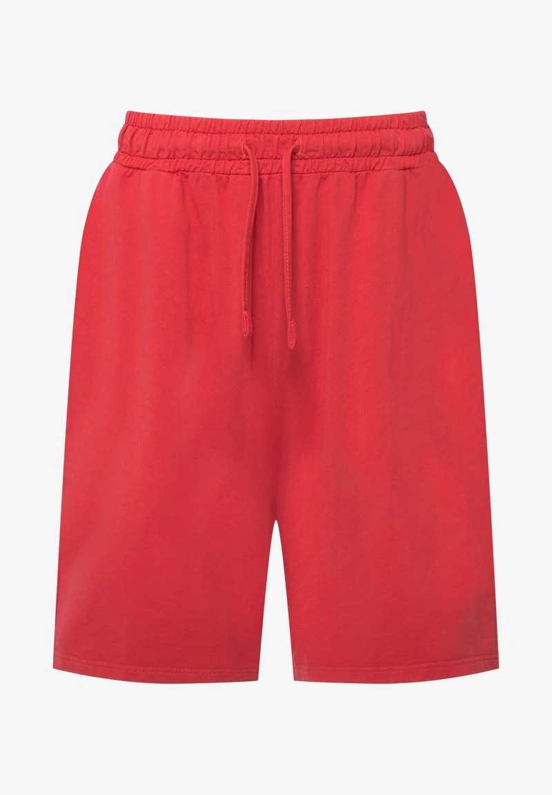 Ulla Popken WASHOUT JAMBE DROITE POCHES - Shorts - Rouge Poivron 7 Ulla Popken WASHOUT JAMBE DROITE POCHES - Shorts - Rouge Poivron – Bild 5