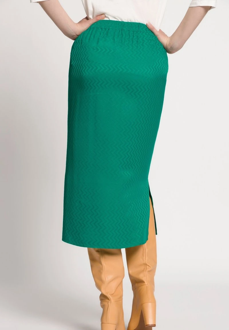 Ulla Popken Bleistiftrock - Flessengroen 5 Ulla Popken Bleistiftrock - Flessengroen – Bild 3