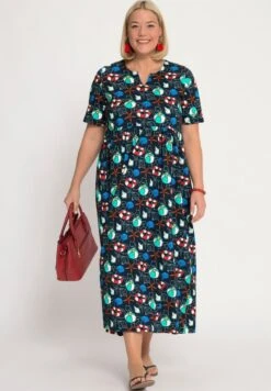 Ulla Popken Jerseykleid - Navy Multi -Ulla Popken a25881880050403199d7b61676c1ad26